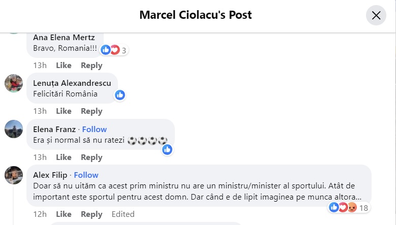 comentarii postare marcel ciolacu