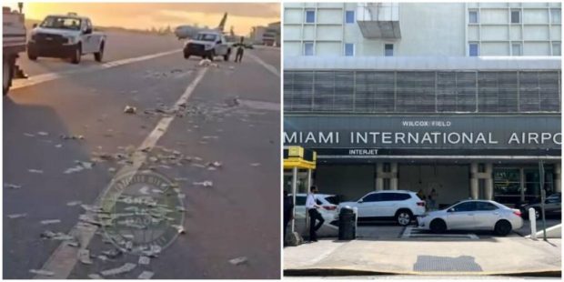 „Cineva își va pierde serviciul”. Un transportor blindat a pierdut mii de dolari pe pista aeroportului din Miami | VIDEO