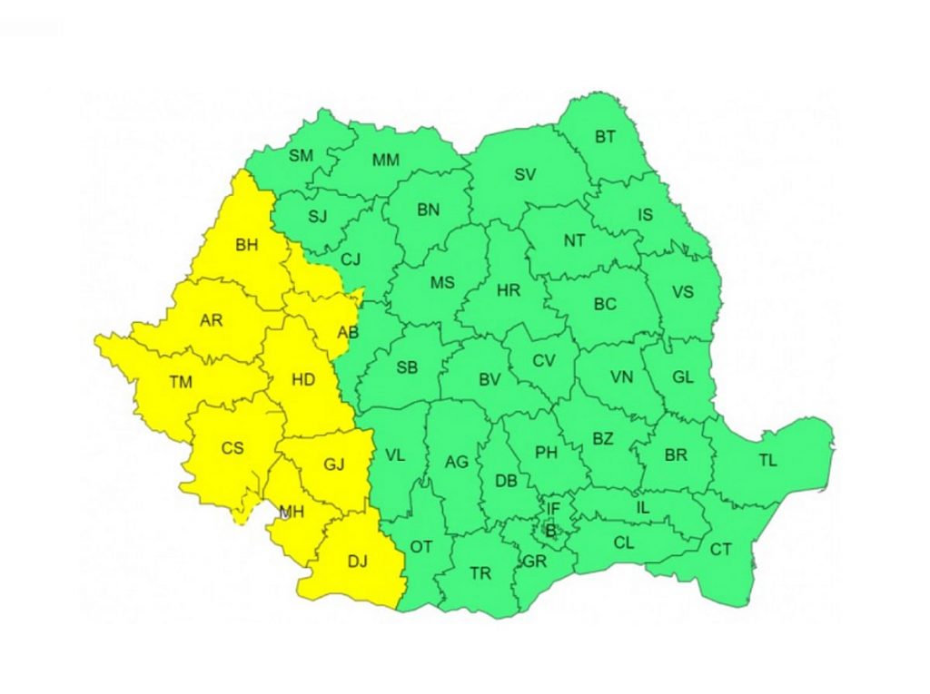 harta cod galben ploi