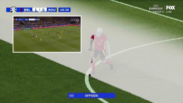 Romelu Lukaku a marcat trei goluri la Euro 2024, unul cu România, toate trei au fost anulate de VAR: „Bine că poartă 45 la ghete”