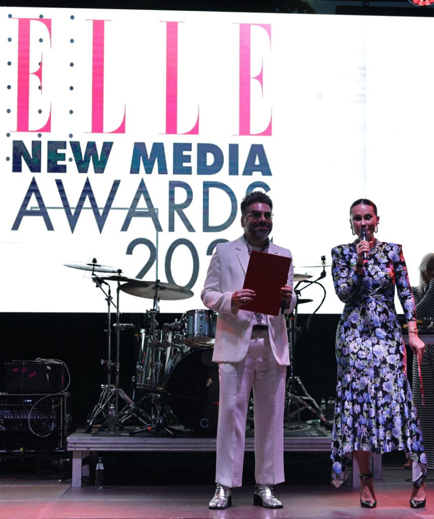 ELLE New Media AWARDS 2024: Atmosferă 48 maurice munteanu si roxana voloseniuc 2 857x1024 2