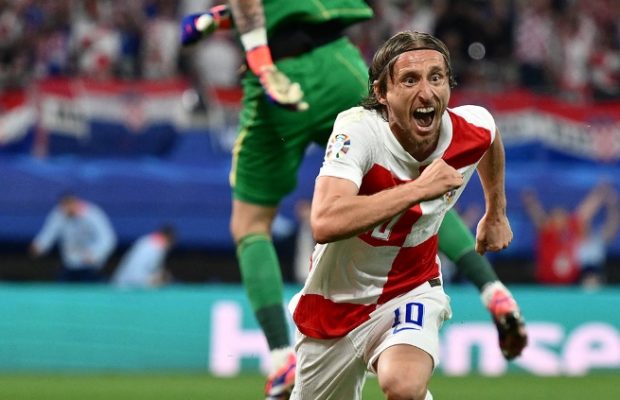 Croatul Luka Modrici, cel mai în vârstă marcator din istoria Campionatului European