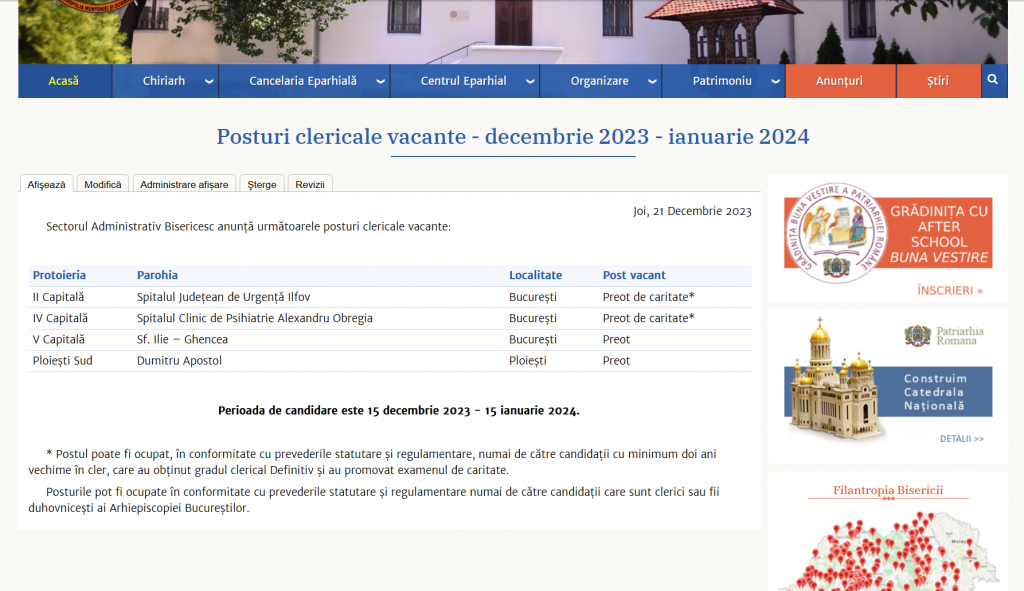 EXCLUSIV | Protocolul dintre Ministerul Sănătății și Patriarhie încalcă legea salarizării bugetarilor. Arhiepiscopia Bucureștilor insistă că are dreptul să numească preoții în spitale