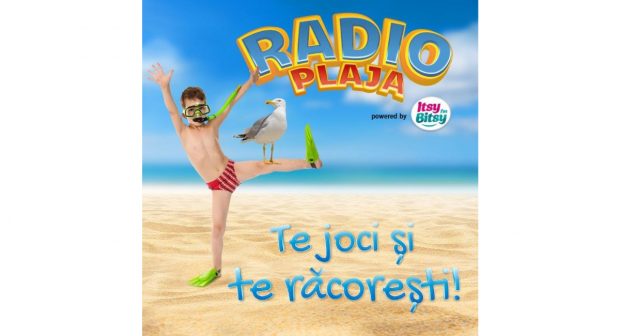 Vara aceasta, copiii se joacă și se răcoresc la Radio Plaja Itsy Bitsy