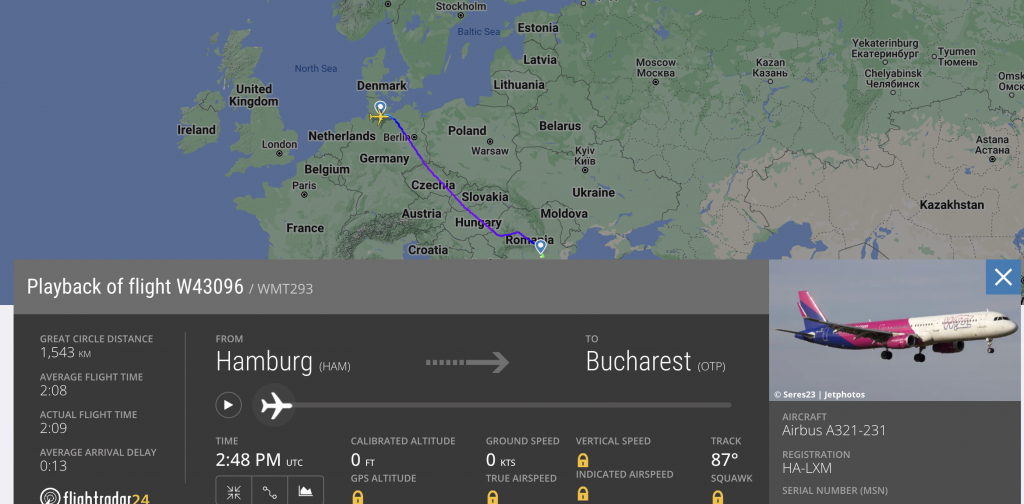 Trei însoțitoare de zbor de la bordul unui avion de pe ruta Hamburg - București, rănite în timpul unor turbulențe