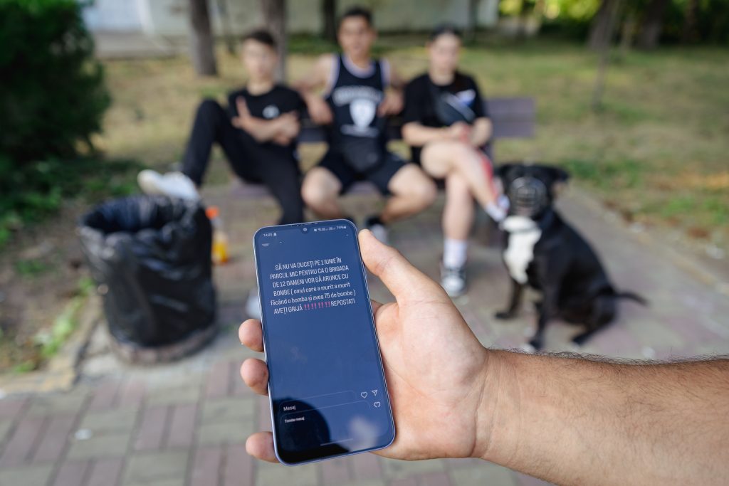 tinerii din parc ne arata cateva un zvon care a circulat in oras