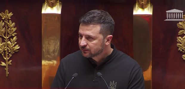 Volodimir Zelenski, discurs în Parlamentul Franței: „Să facem mai multe pentru a învinge răul” | VIDEO