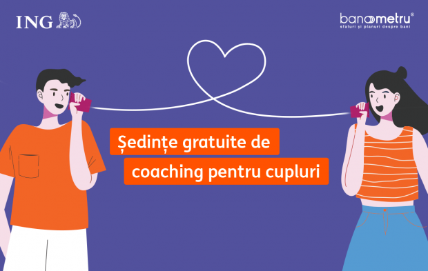 Ședințe gratuite de coaching financiar, speciale pentru cupluri: Îmbunătățiți-vă relația cu Banometru & ING!