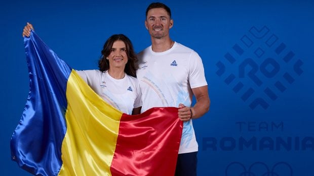 Canotorii Ionela și Marius Cozmiuc vor purta drapelul României la festivitatea de deschidere a Jocurilor Olimpice de la Paris