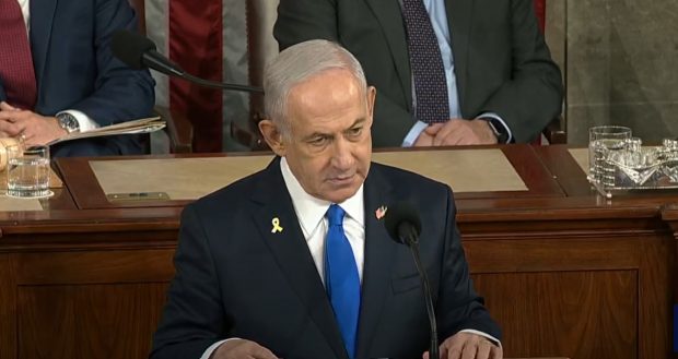 Benjamin Netanyahu, discurs în Congresul SUA: manifestanții pro-palestinieni sunt „idioți utili ai Iranului”. Apel la unitate în fața „axei terorii”