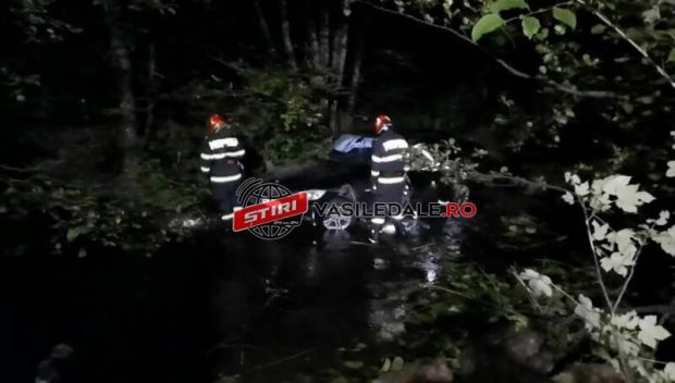 Un bărbat cu 1,40 alcoolemie a căzut cu BMW-ul într-un pârâu din Pasul Gutâi. Cum a încercat să păcălească polițiștii