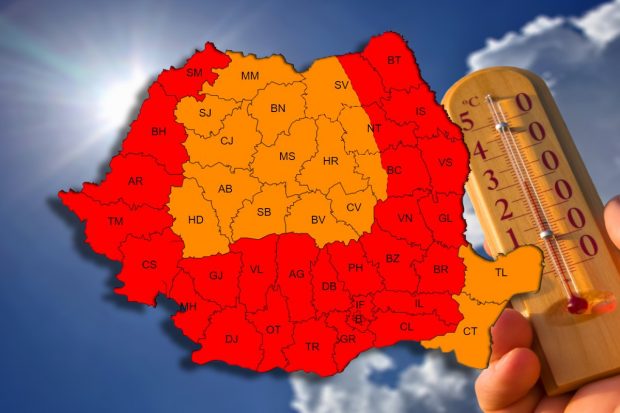Trei zile de foc în România. Cod roşu de caniculă în weekend, cu temperaturi de 30 de grade Celsius și noaptea