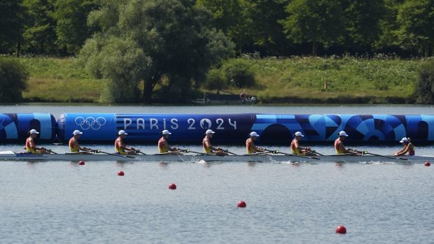 Barca de 8 rame cu cârmaci a României s-a calificat în finala olimpică feminină cu cel mai bun timp și e mare favorită la medaliile de aur