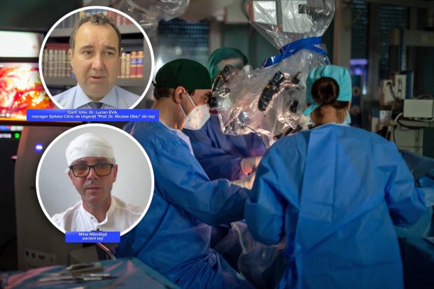 Caz rar la Iași. Cum au reușit medicii să redea vederea unui bărbat care a ajuns la spital cu un ochi aproape ieșit din orbită