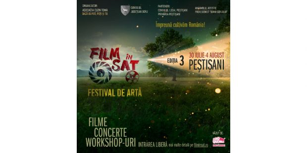 Film în Sat, festivalul de artă din mediul rural, se întoarce acasă la Peștișani, între 30 iulie și 4 august