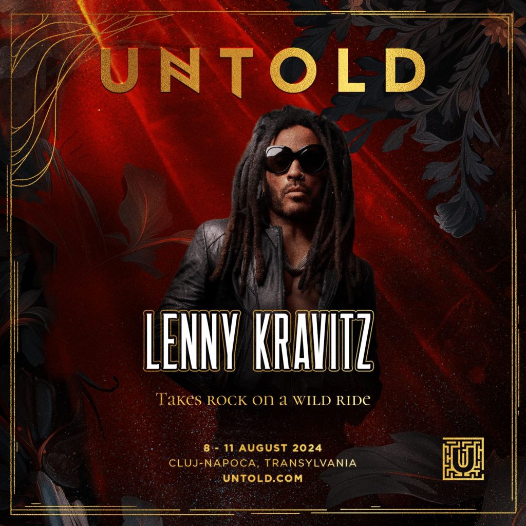 UNTOLD 2024 începe joi. Reguli de acces la UNTOLD 2024 13 lenny kravitz untold 2024 2 1