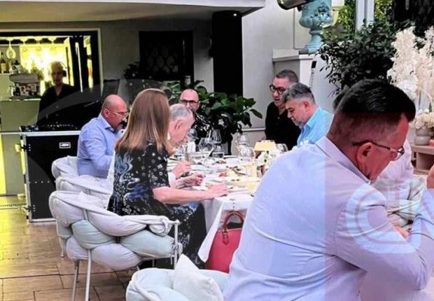 Prima reacție a lui Mircea Geoană, după ce a fost surprins luând masa alături de Marcel Ciolacu