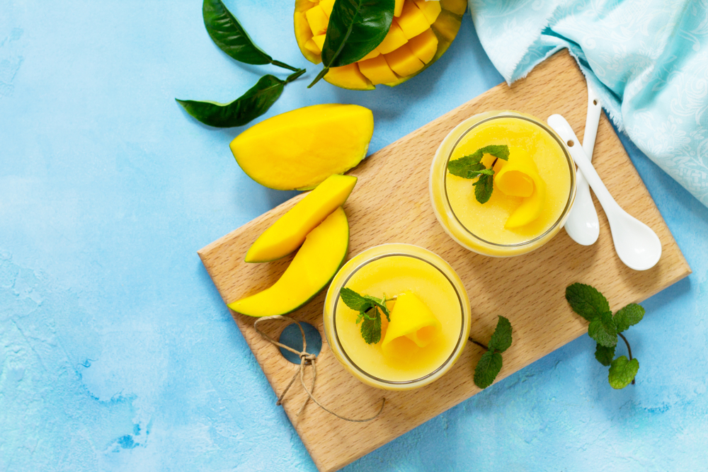 mousse de mango