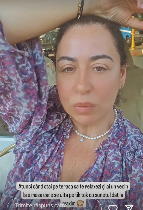 Ce a pățit Oana Roman pe litoralul românesc. Se afla la o terasă: „E o chestie de respect față de ceilalți” 3 oana roman litoralul romanesc 2