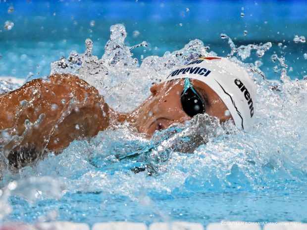„Nu mi-a păsat de medalie, aşa am câştigat!” David Popovici a dezvăluit cum și-a dat seama că a terminat primul cursa în care a devenit campion olimpic