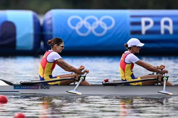 Argint pentru România cucerit de echipajul feminin de dublu vâsle la Jocurile Olimpice 2024 de la Paris