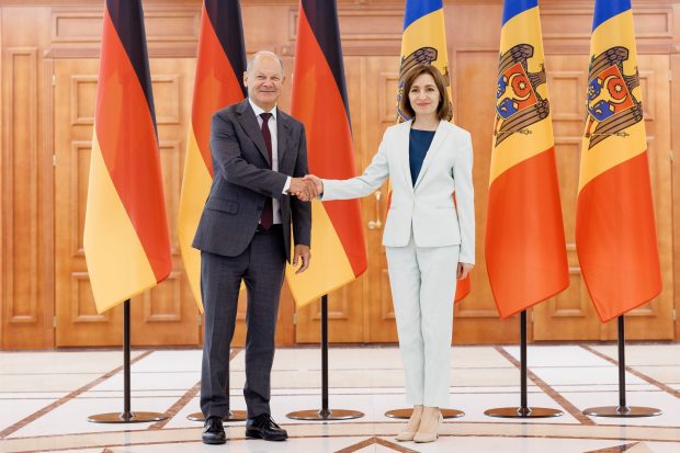 Olaf Scholz, mesaj la Chişinău: Vom susţine ferm Republica Moldova în faţa încercărilor de destabilizare ale Rusiei