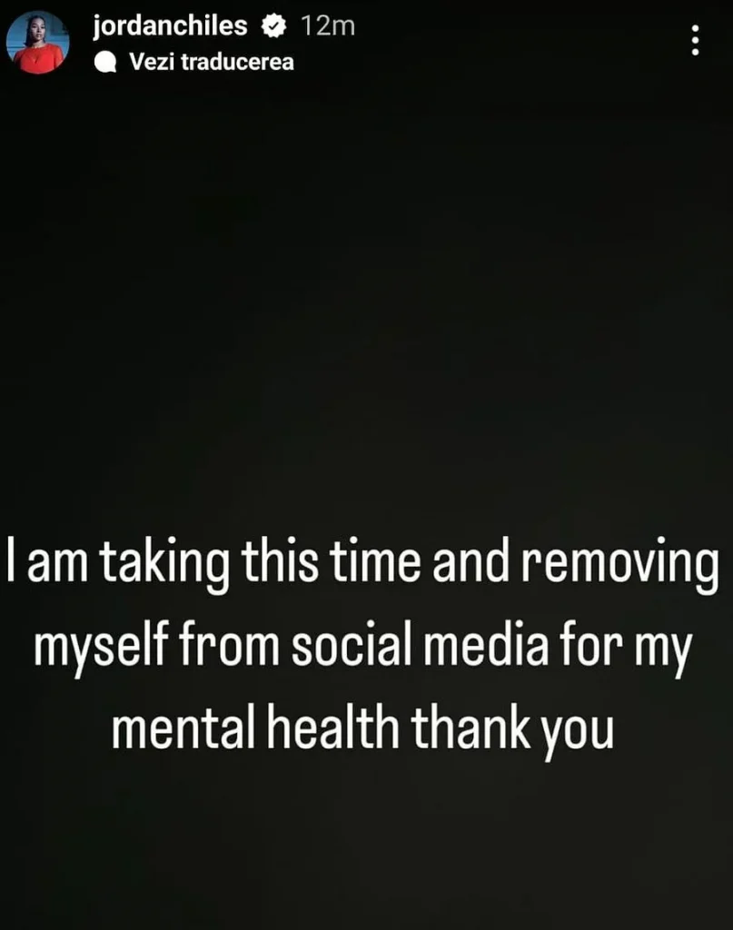 Gimnasta americană Jordan Chiles „renunță la rețelele de socializare” după ce TAS i-a dat dreptate Anei Maria Bărbosu privind bronzul olimpic