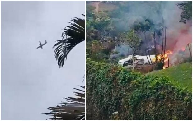 Un avion cu 62 de oameni la bord s-a prăbușit în Brazilia, într-o zonă rezidențială. Nu sunt supraviețuitori. VIDEO