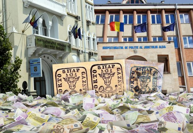 IGPR și IPJ Alba, despăgubiri de peste 200.000 de euro pentru zeci de mărci poștale preluate abuziv de Miliție în 1988. Printre acestea, o filă „Cap de bour” 