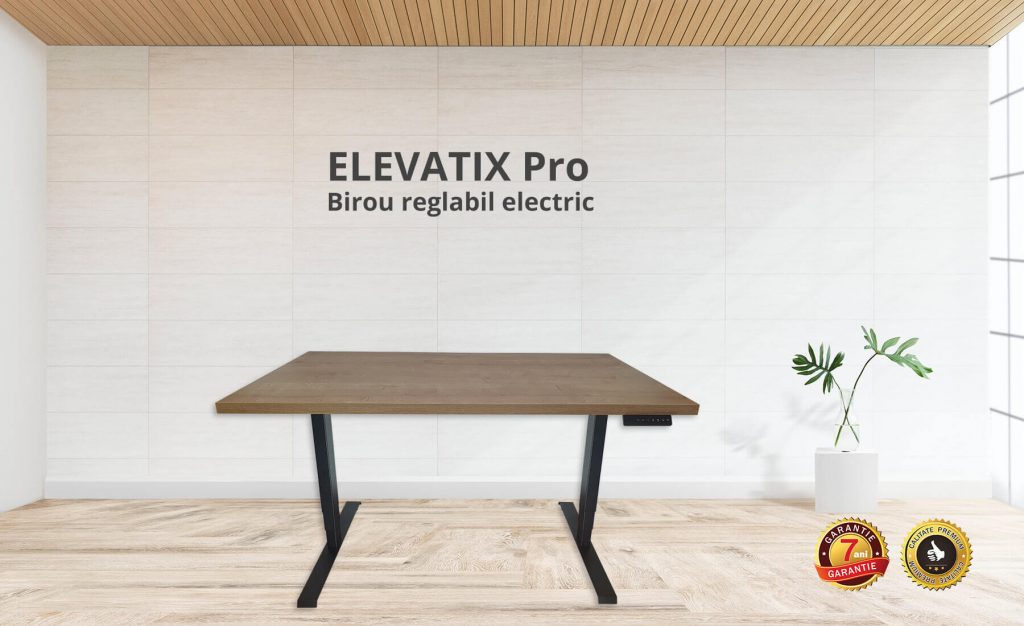 Importanța Folosirii unui Birou Reglabil Electric pe Înălțime 1 elevatix pro birou reglabil electric pro fara caracteristici negru stejar 7