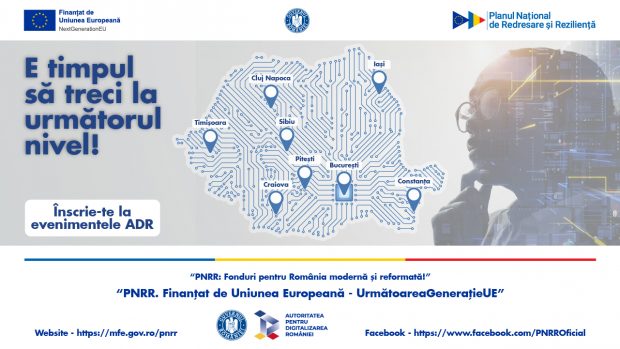 Încep evenimentele regionale organizate de ADR pentru promovarea proiectului „Competențe în tehnologii avansate pentru IMM-uri”
