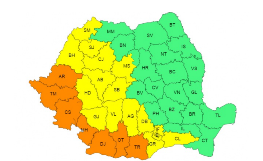 Caniculă în mai mult de jumătate de țară, în următoarele trei zile. Unde va fi cod portocaliu | HARTĂ