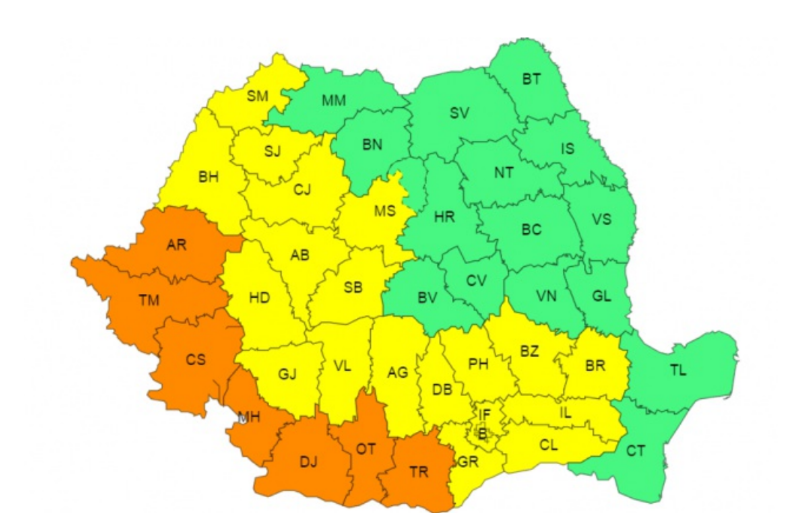 Caniculă în mai mult de jumătate de țară, în următoarele trei zile. Unde va fi cod portocaliu | HARTĂ