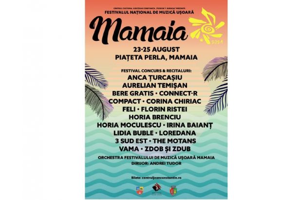 Vineri începe Festivalul Național de Muzică Ușoară Mamaia, ediția 61 