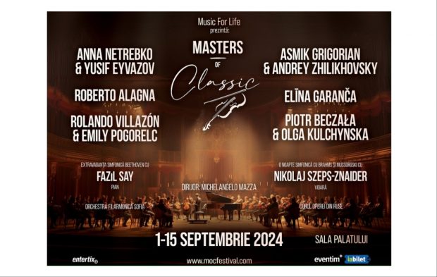 Festivalul Masters of Classic, un eveniment dedicat iubitorilor muzicii de operă