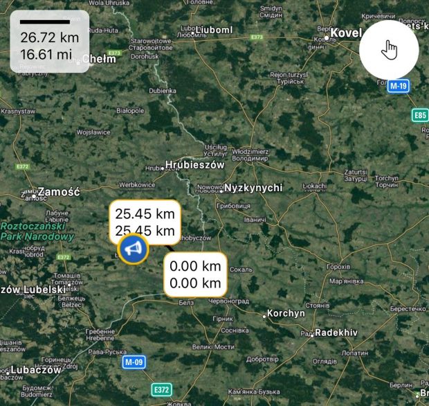 O sută de soldați caută „aparatul zburător”, o dronă rusească probabil, care a intrat luni în Polonia. Reacția NATO