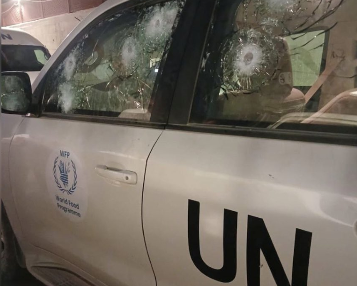 Un Vehicul Umanitar Al ONU, Lovit De Tiruri Israeliene în Gaza. Oamenii De La Bord Au Fost Salvați De Blindaj