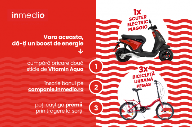 Hidratează-te și câștigă premiul verii la Inmedio