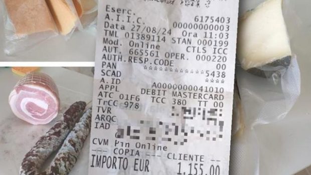Țeapa secolului, în Sardinia. Cât a plătit o turistă pentru 4 kilograme de salam, cârnați, slănină și brânzeturi