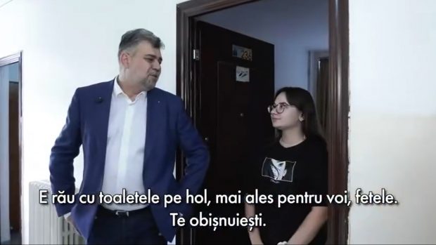 Toalete pe hol în căminele din Regie, deși au fost reabilitate. Ciolacu: „E rău”. Ce i-au spus studentele de la Politehnică