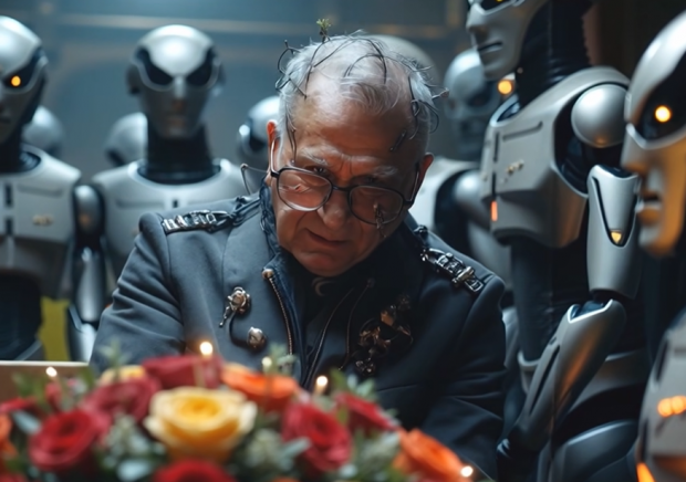 Ion Iliescu și clipul din 2099 care a devenit viral. „Nu cred că o să mai fiu pe aici încă 200 de ani, dar cine știe?”. VIDEO