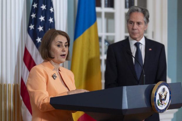 Odobescu și Blinken au vorbit despre dronele rusești și eliminarea vizelor pentru SUA. Ce a garantat șeful diplomației americane