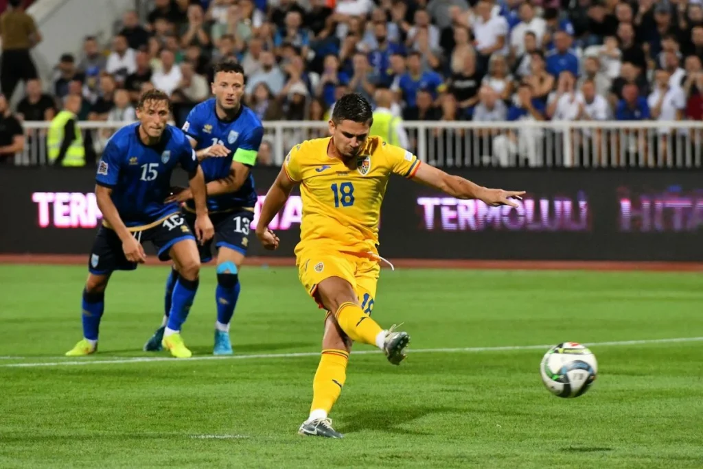 Kosovo-România 0-3. Debut victorios în Liga Națiunilor, la revenirea lui Mircea Lucescu în rolul de selecționer