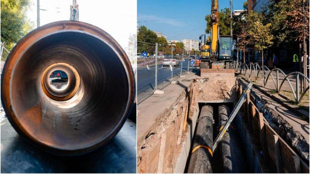 Nicușor Dan anunță că se deschid încă trei șantiere în București, pentru modernizarea sistemului de termoficare. Lista străzilor afectate
