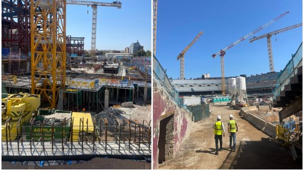 O firmă din România participă la reconstrucția stadionului Barcelonei și caută muncitori. Ce salarii oferă