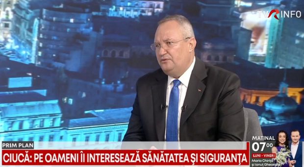 Cu Nicolae Ciucă la TVR Info: am asistat, timp de 50 de minute, la un interviu slinos, plictisitor și penibil. Felicitări lui Onică