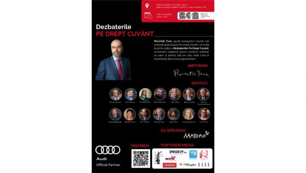 Cunoscutul avocat Florentin Țuca organizează prima ediție a Dezbaterilor „Pe Drept Cuvânt”