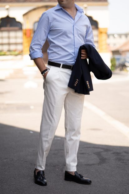Pantaloni pentru barbati în stil italian. Caracteristici