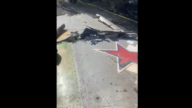 Ucrainenii au doborât o drona rusă rară Okhotnik, la Kostiantinivka, nu un Su-25: „Au mai rămas doar două” | VIDEO