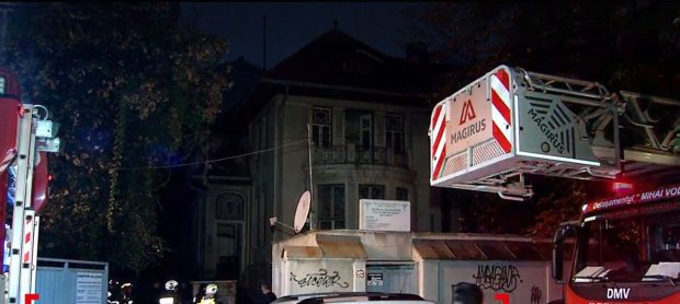 Incendiu, la o clădire a Spitalului MAI, Dimitrie Gerota, din Bucureşti. Zeci de pompieri au fost mobilizaţi la intervenție | VIDEO